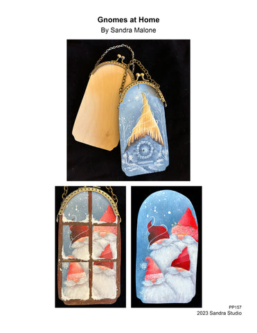Gnomes at Home (Wooden Purse shipped separately)
