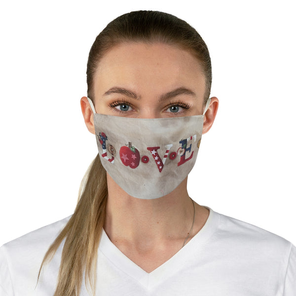 Love Fabric Face Mask