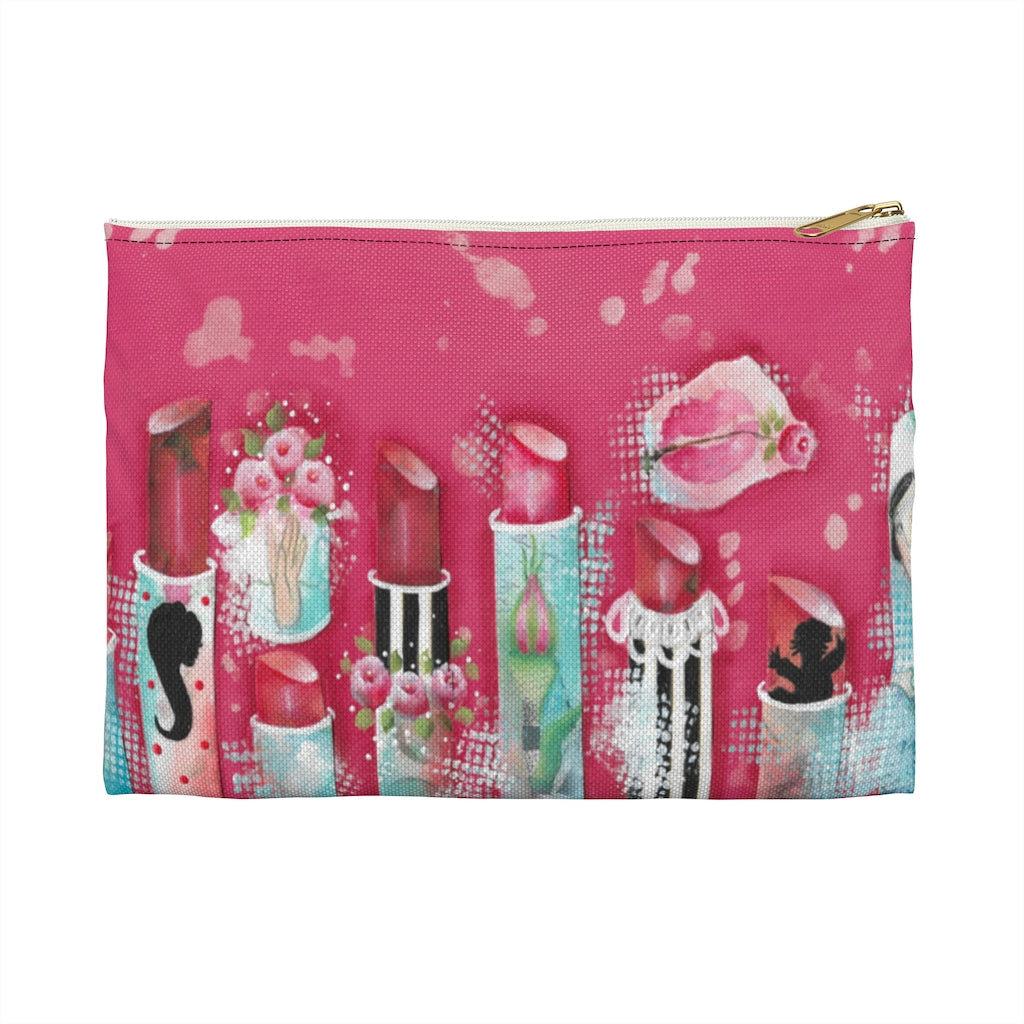 Pink Lipstick Pouch
