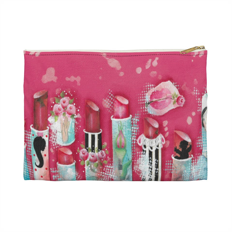 Pink Lipstick Pouch