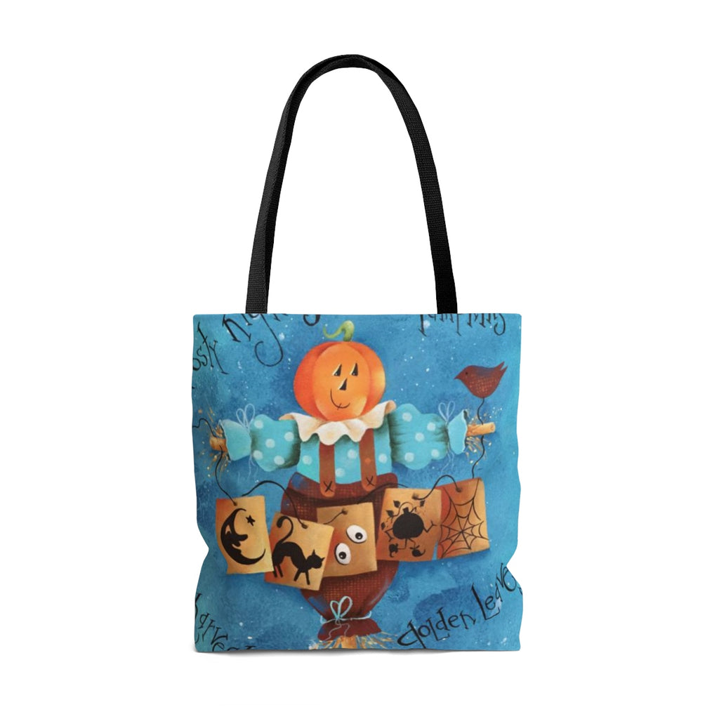 Pumpkins on Blue