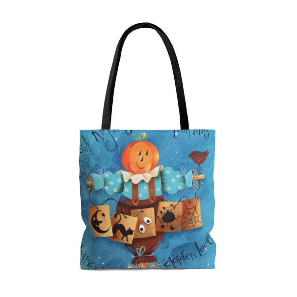 Pumpkins on Blue