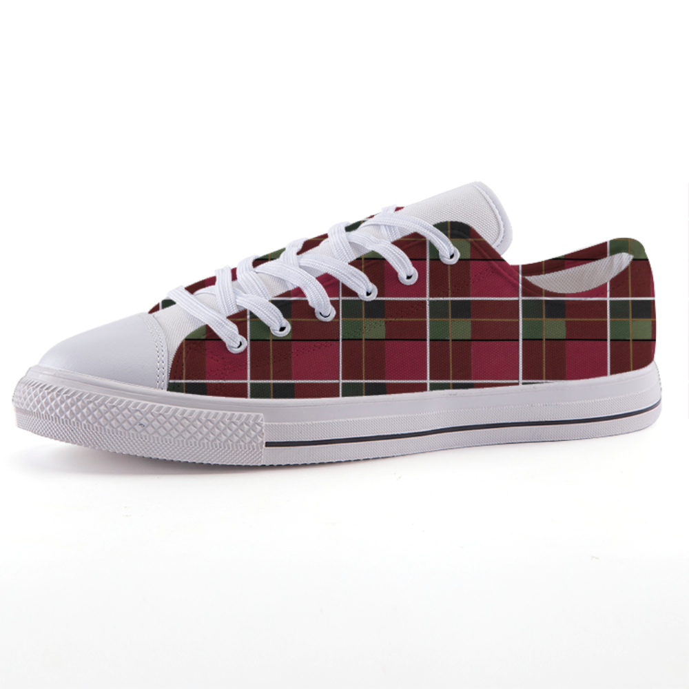 Plaid Low-top fashion canvas shoes