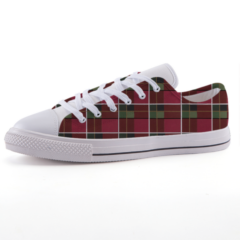 Plaid Low-top fashion canvas shoes