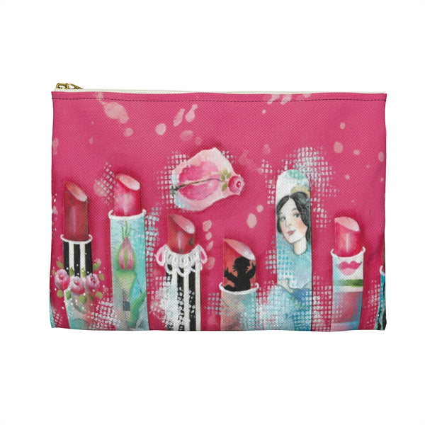 Pink Lipstick Pouch