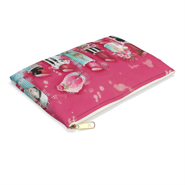 Pink Lipstick Pouch