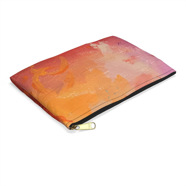 Multi Colored Mottled Accessory Pouch