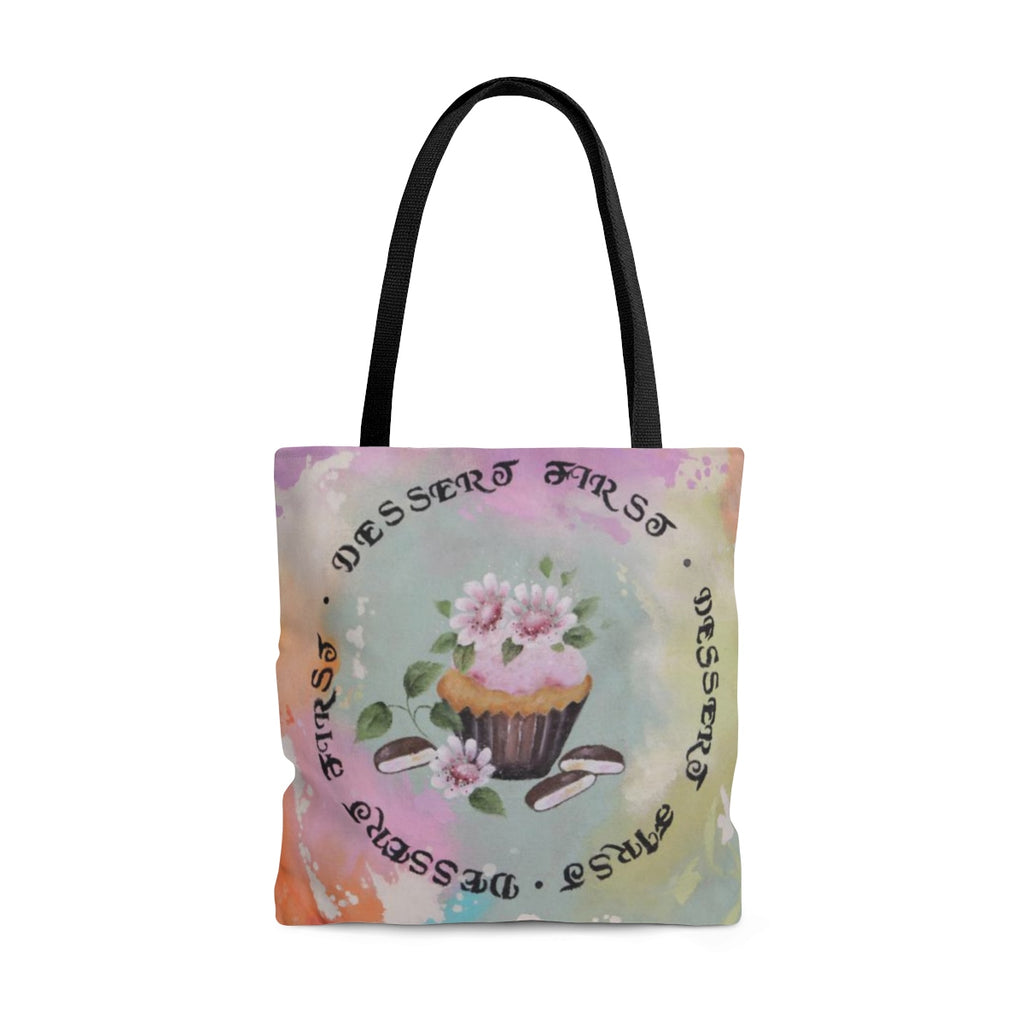 Dessert First Tote Bag