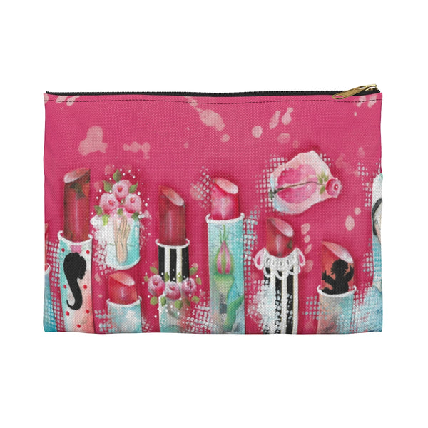 Pink Lipstick Pouch