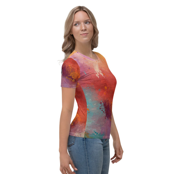 Mottled, Textured and Distressed Women's T-shirt