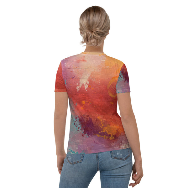 Mottled, Textured and Distressed Women's T-shirt