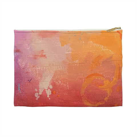 Multi Colored Mottled Accessory Pouch