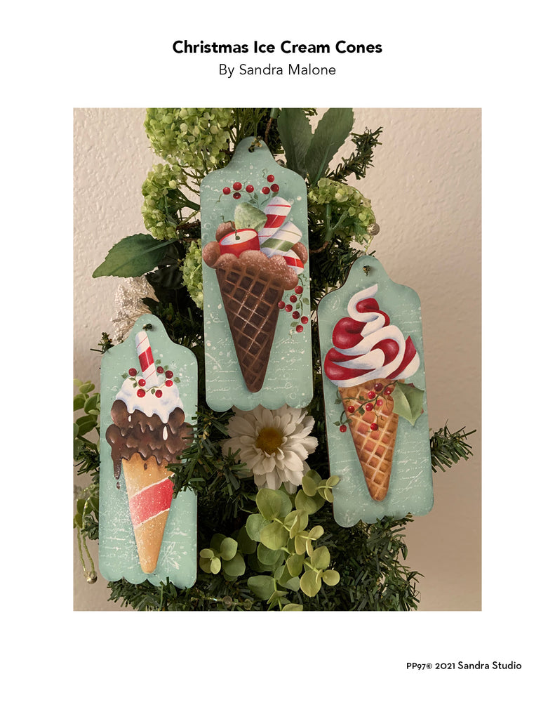 Christmas Ice Cream Cones