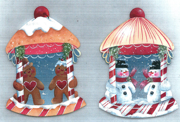 Candy Cane Carousel Ornaments