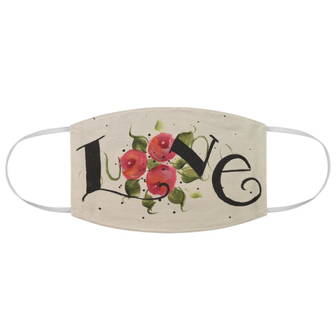 Roses Love Fabric Face Mask
