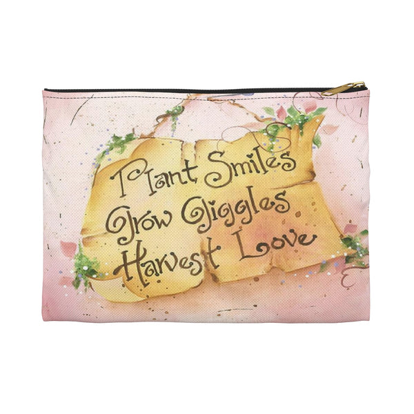 Plant Smiles Accessory Pouch