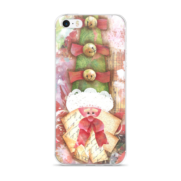 Ruffle Santa - iPhone 5/5s/Se, 6/6s, 6/6s Plus Case