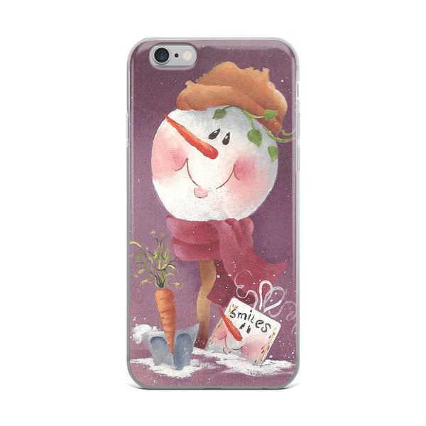 Smiles Snowman - iPhone 5/5s/Se, 6/6s, 6/6s Plus Case